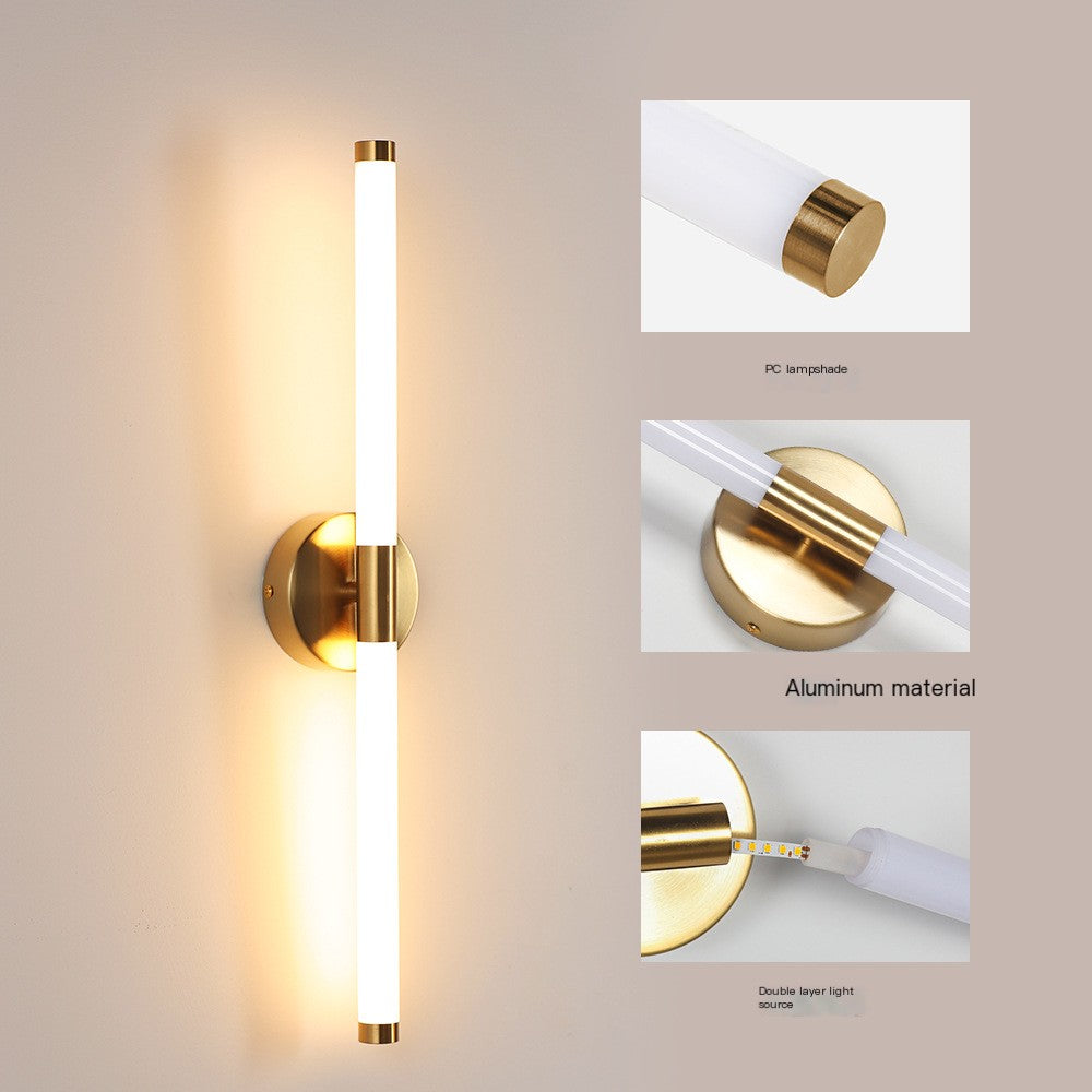 LED Bathroom Mirror Light - Simple Indoor Wall Lamp