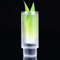 Striped Glass Cup, Cocktail Glass, Juice Cup