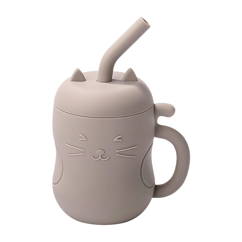 Silicone Straw Drinking Cup for Infants and Babies