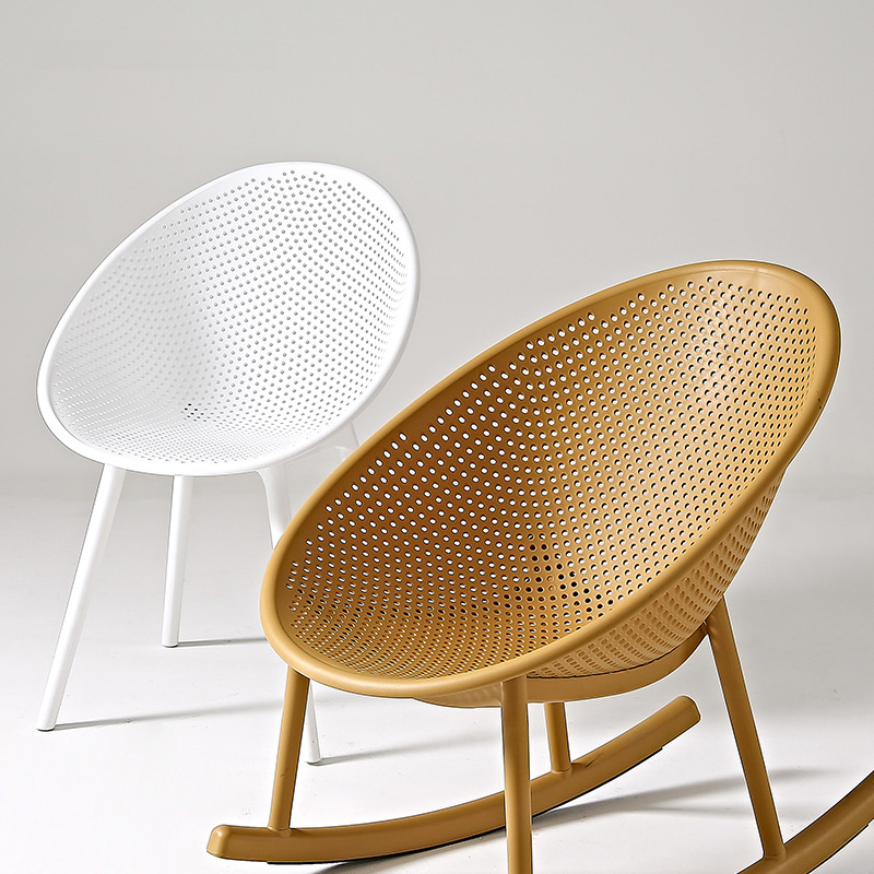 Modern Scandinavian Rocking Chair for Small Spaces