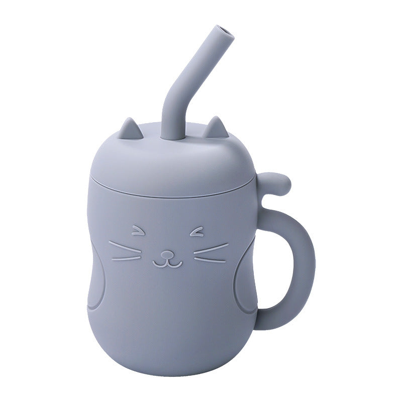 Silicone Straw Drinking Cup for Infants and Babies
