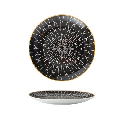Nordic Irregular Porcelain Dinner Plate