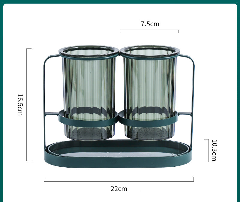 Light Luxury Chopsticks Basket and Tube Storage Shelf