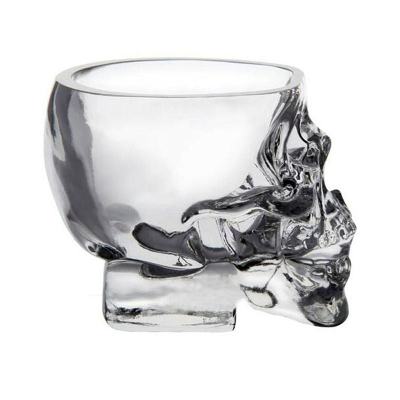 Crystal Skull Shot Glass for Whiskey, Vodka, Beer
