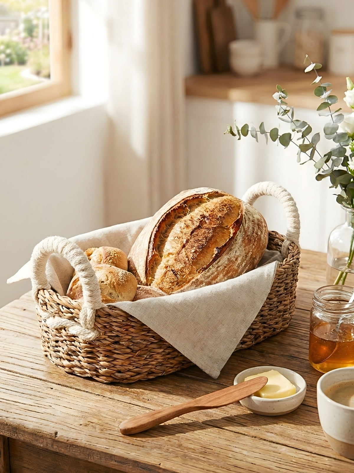 Savar Oval Bread Basket-1