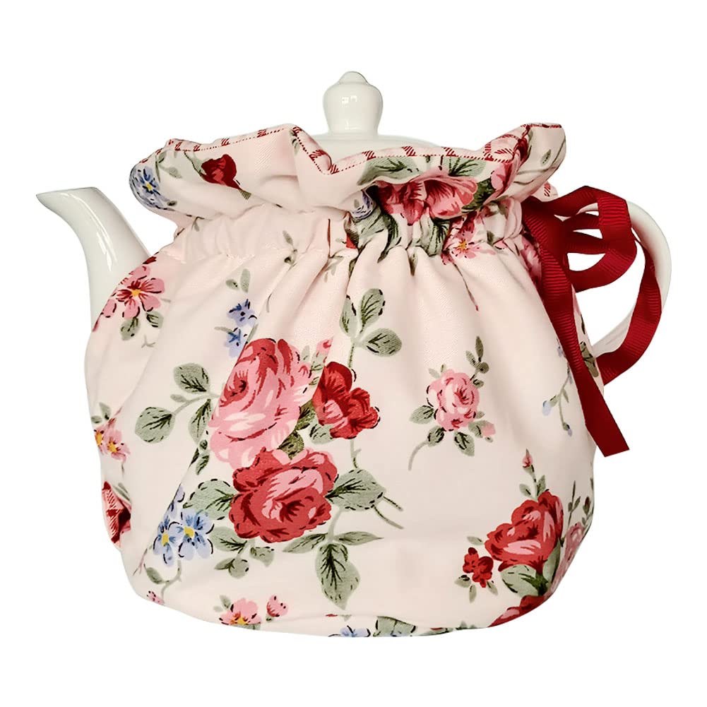 Vintage floral cotton teapot cozy