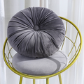 Handmade Velvet Round Throw Pillow