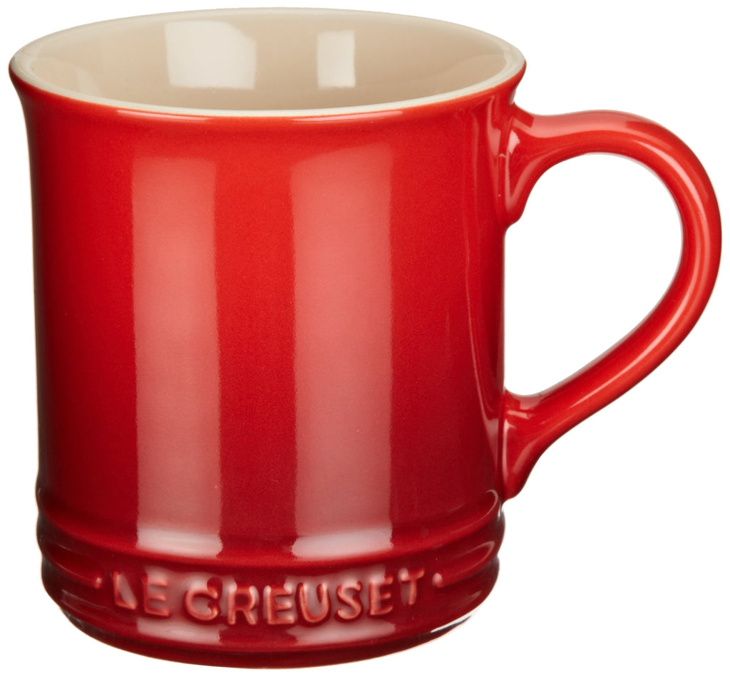 Le Creuset Stoneware Vancouver Mug, 14 oz, Cerise