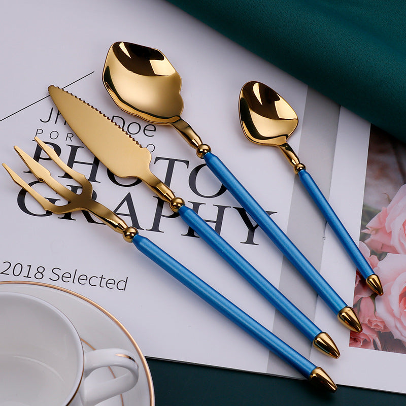 304 Stainless Steel Cutlery Set for Western Dining (4pcs)