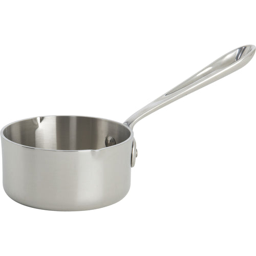 All-Clad D3 Stainless Steel Butter Warmer, 0.5 Quart, Silver