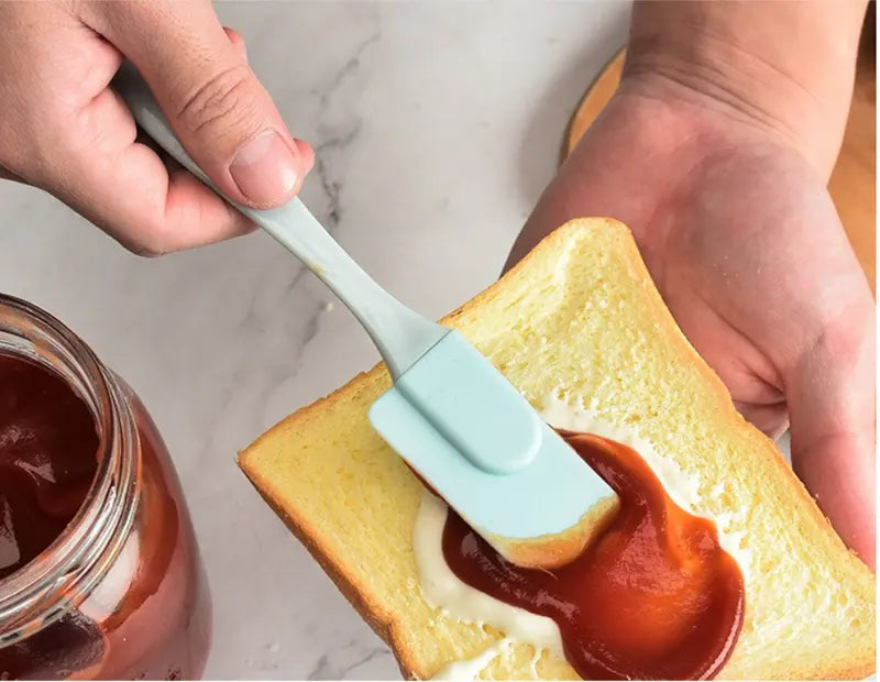 3PCS Silicone Spatula Set for Baking and Cooking