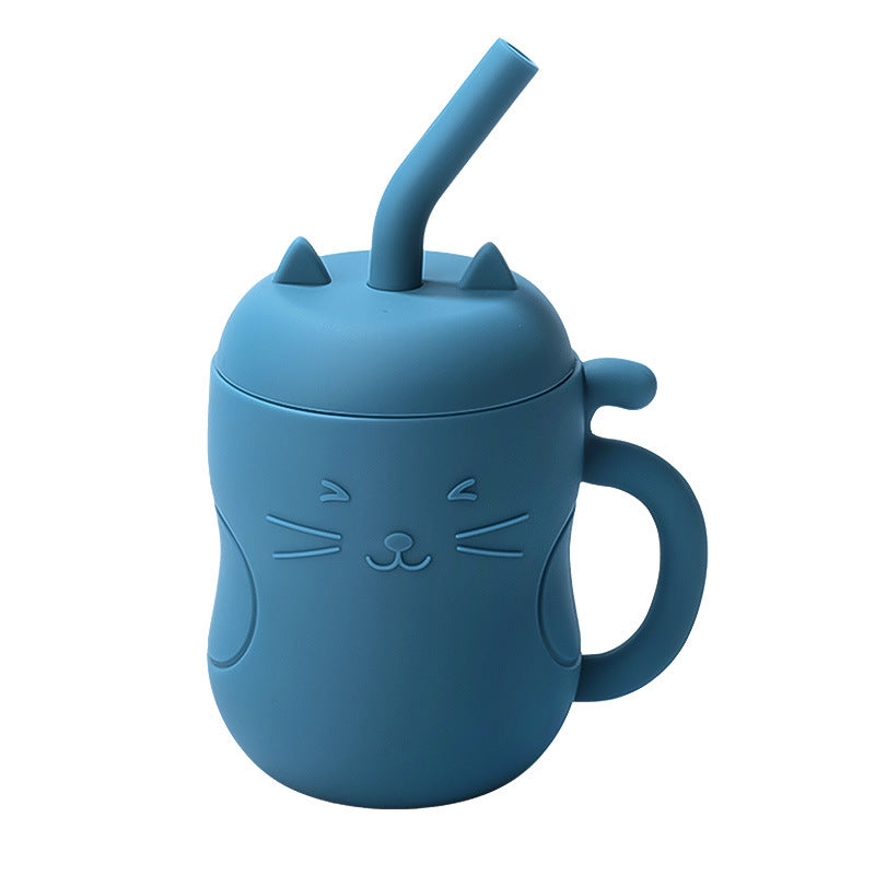 Silicone Straw Drinking Cup for Infants and Babies
