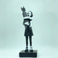 Modern Art Resin Statue - Bomb Hugger Desk Decor