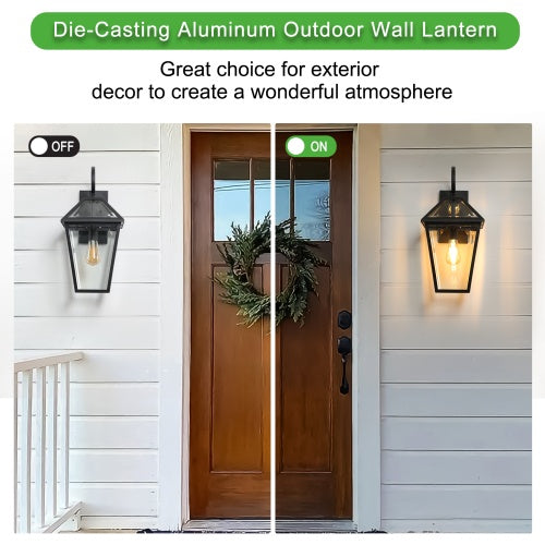 Modern Outdoor Waterproof Wall Light, 2-Pack - view 10