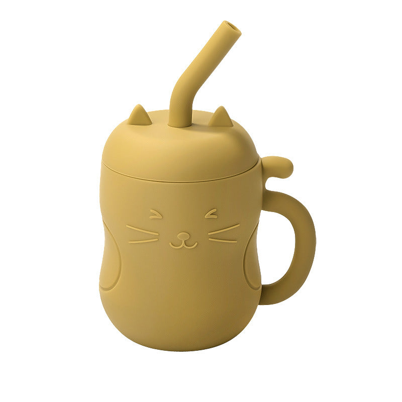 Silicone Straw Drinking Cup for Infants and Babies