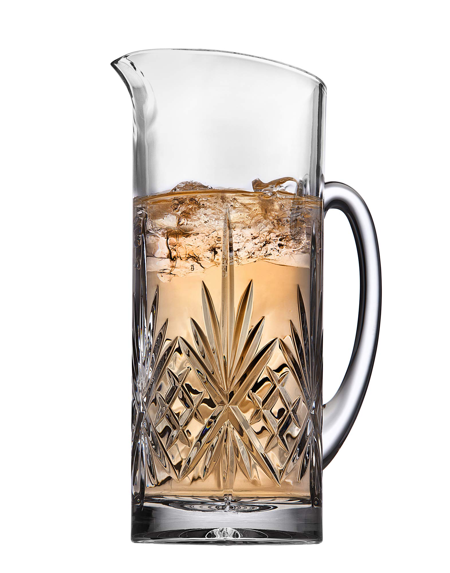 Godinger Dublin Collection Beverage Pitcher Carafe, 34 oz