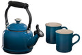 Le Creuset Demi Kettle & Mug Set, 1.1 L Kettle + 2 Mugs, Seattle