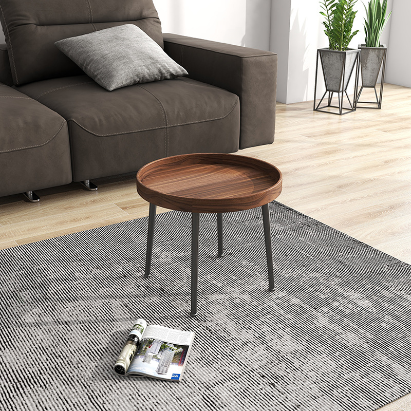 Nordic Modern Minimalist Round Coffee Table Set