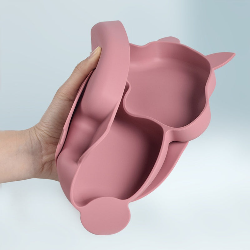 Suction Baby Feeding Set – 3 Plates, Bowl, Spoon & Fork