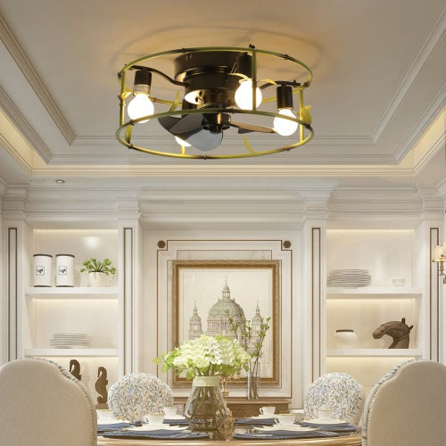 Built-in Ceiling Fan with Light and Remote Control