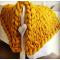 Chunky Merino Wool Blanket — Hand-Knit Throw