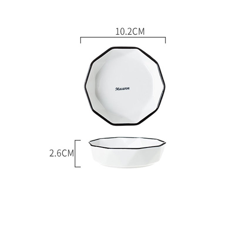 Creative Minimalist Moon-Shaped Serving Plate Set