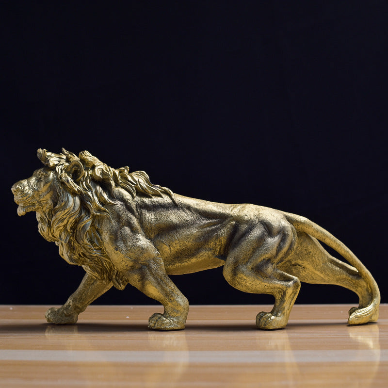 New Chinese Style Resin Lion Craft Decoration Piece