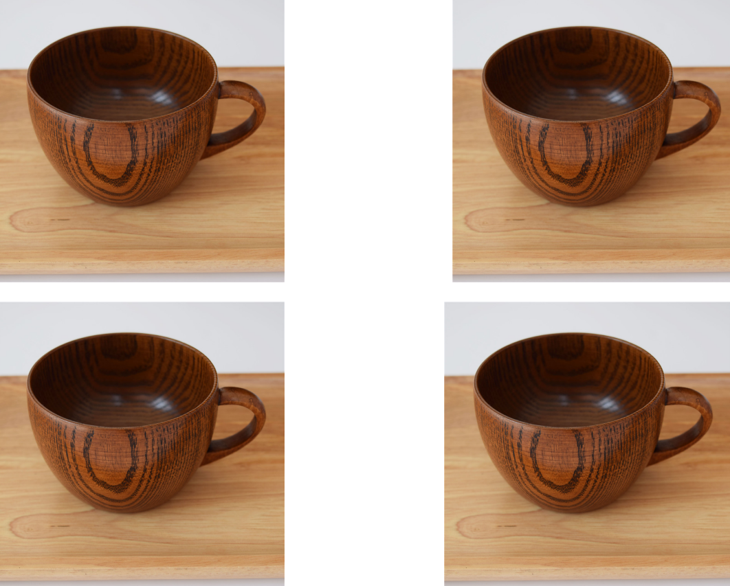 Handle Coffee Wooden Cup - Whole Ziziphus Wood Mug