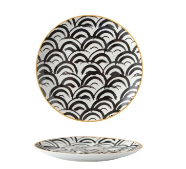 Nordic Irregular Porcelain Dinner Plate