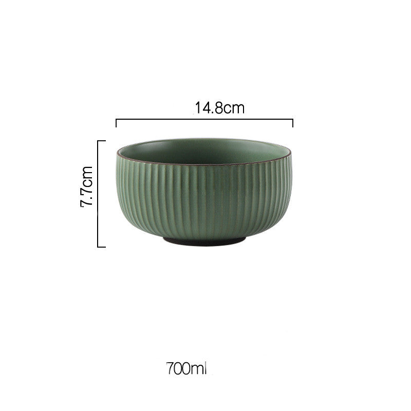 Wind Simple Bowl and Plate Set for Tableware