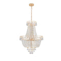 Golden Crystal Chandelier, Large Modern Luxury Style