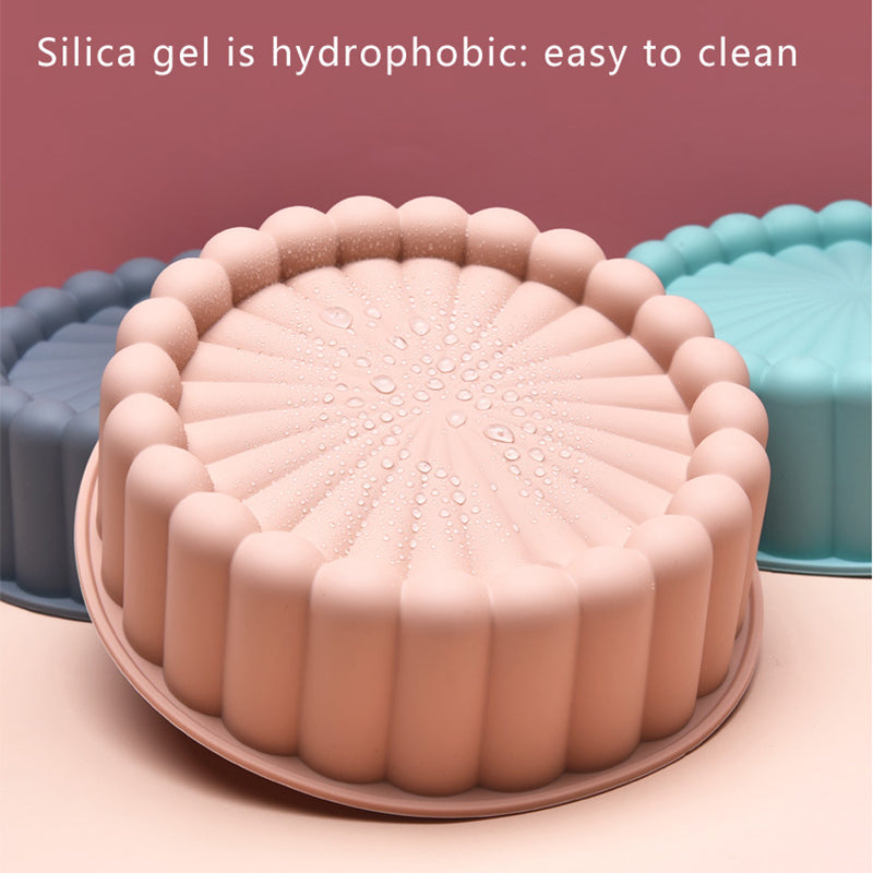 Pleated Round Silicone Cake Mold