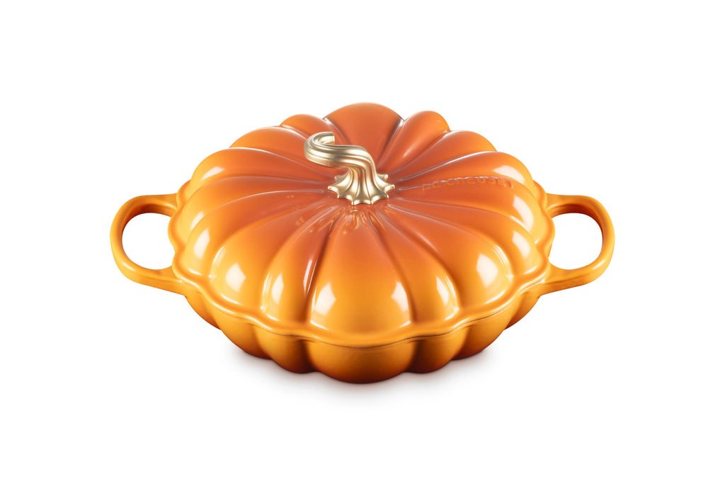 Le Creuset Enameled Cast Iron Pumpkin Braiser, 2.75 qt, Persimmon