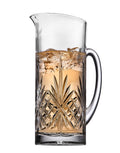 Godinger Dublin Collection Beverage Pitcher Carafe, 34 oz
