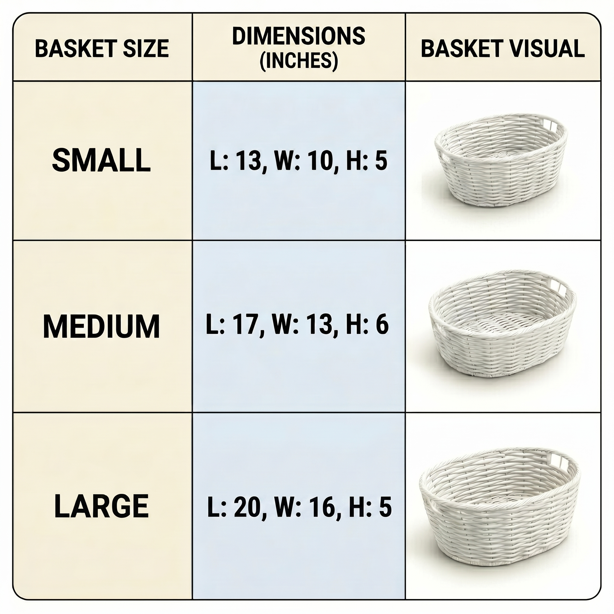 Multi-Purpose Nesting Basket 3-Piece Set