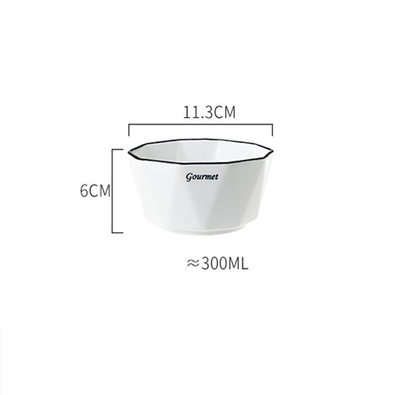 Creative Minimalist Moon-Shaped Serving Plate Set