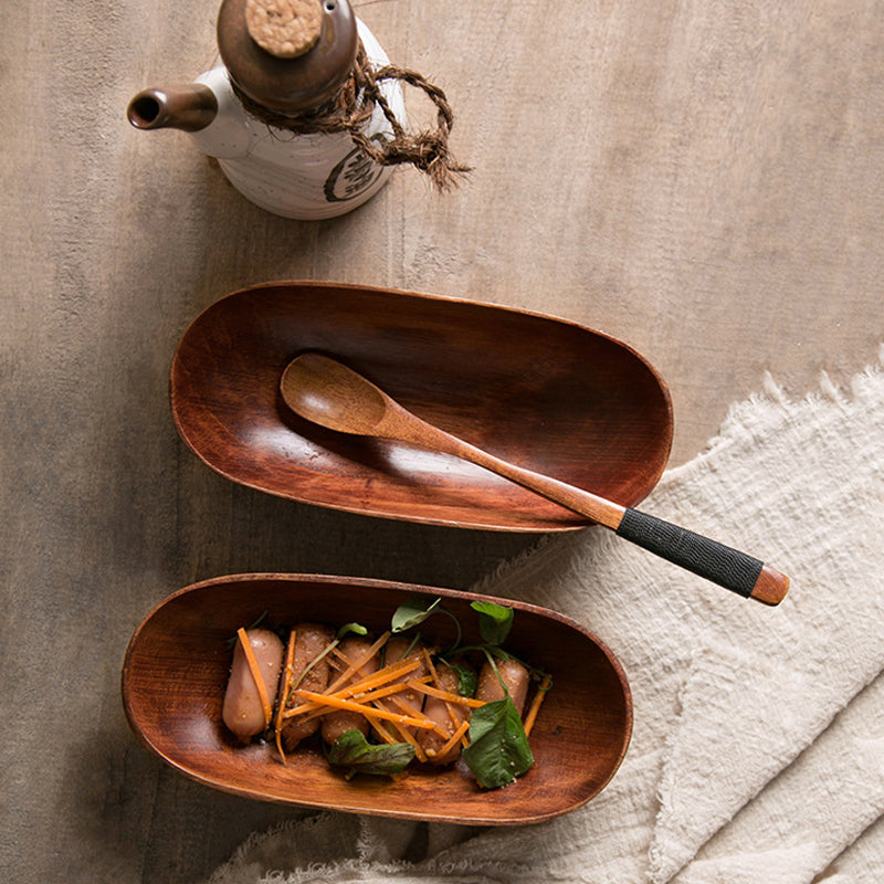Japanese Wooden Sushi Box and Creative Tray