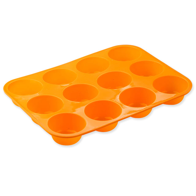 Thickened 12-Hole Round Silicone Cake Mold