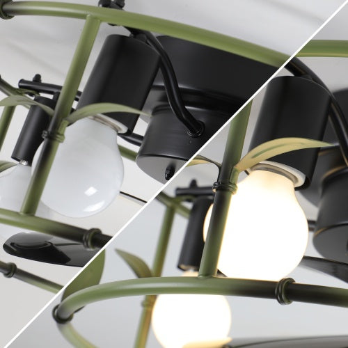 Built-in Ceiling Fan with Light and Remote Control