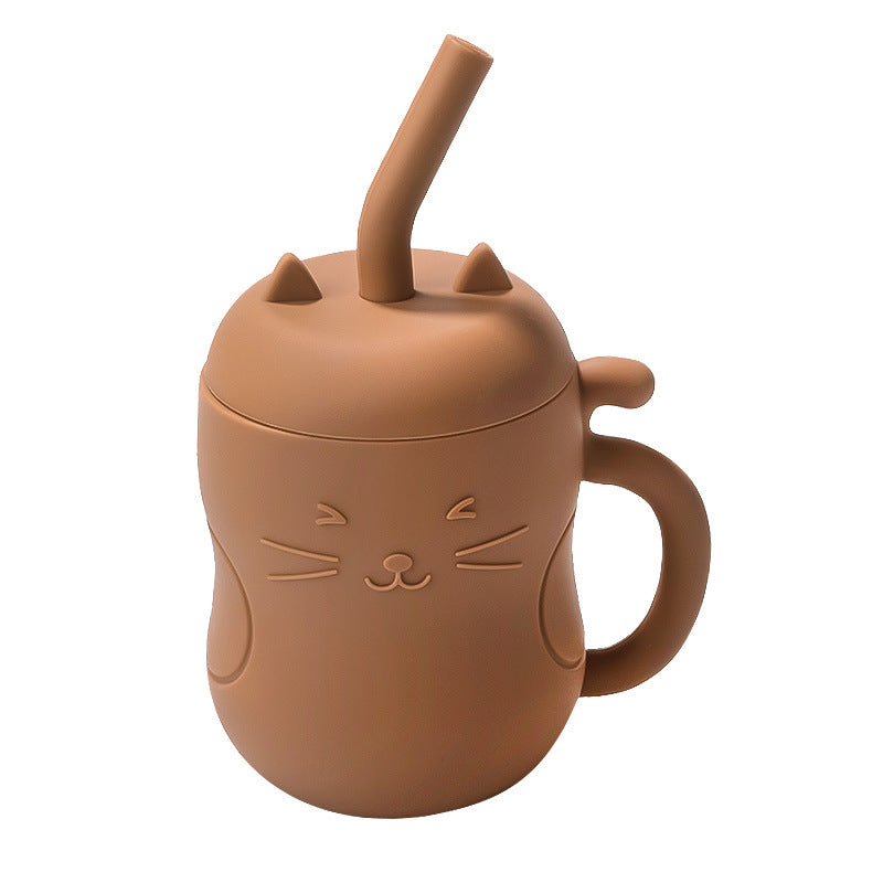 Silicone Straw Drinking Cup for Infants and Babies