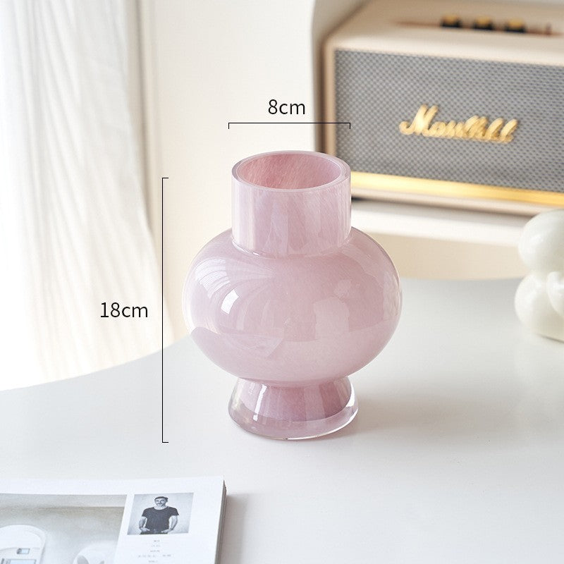 Luxury Vintage Glass Vase for Elegant Floral Decor