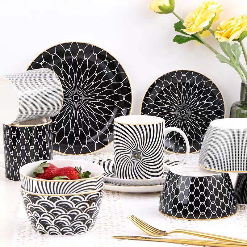 Nordic Irregular Porcelain Dinner Plate