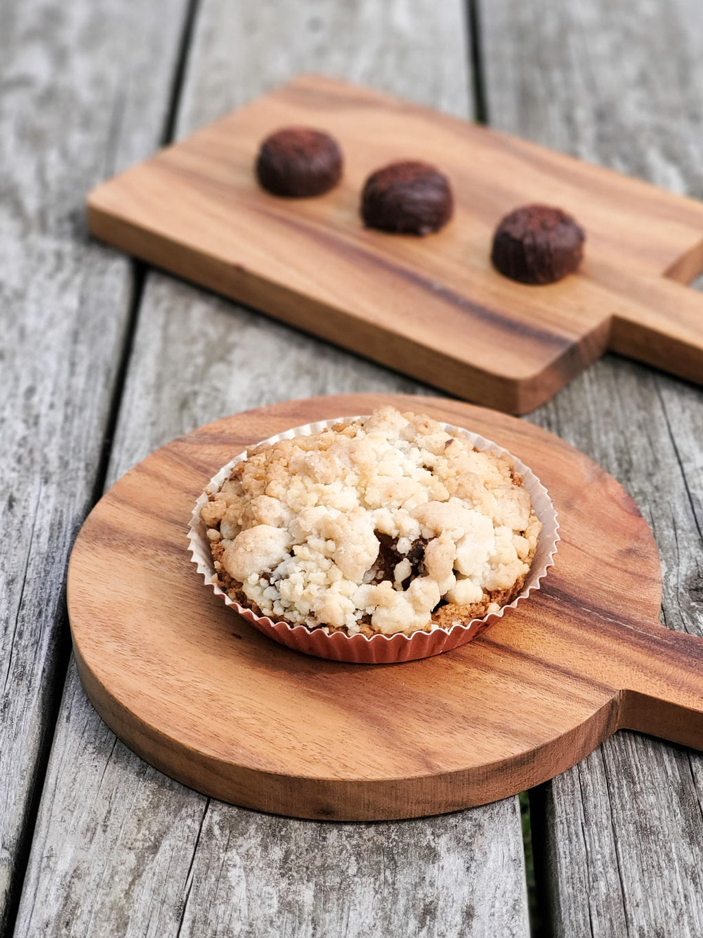 Wooden Round Serving Board-2