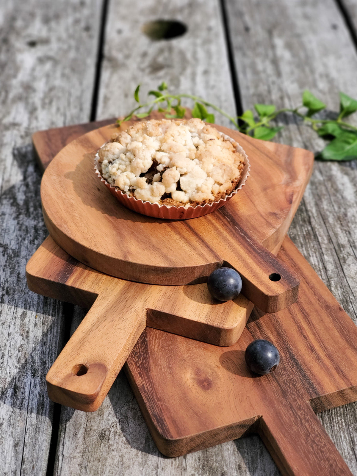 Wooden Round Serving Board-3