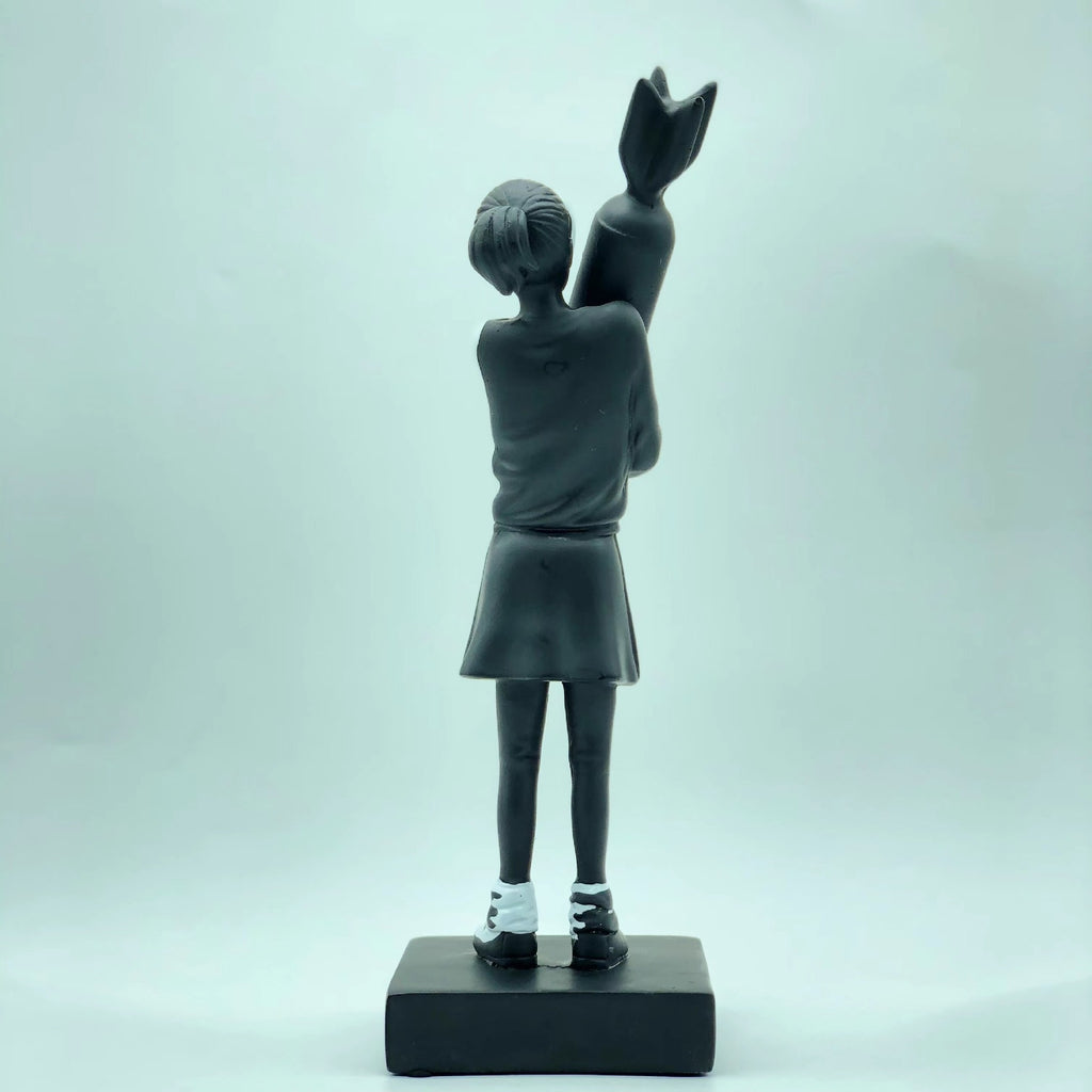 Modern Art Resin Statue - Bomb Hugger Desk Decor