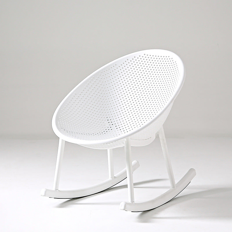 Modern Scandinavian Rocking Chair for Small Spaces