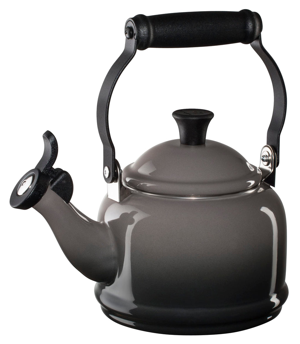 Le Creuset Enamel on Steel Demi Tea Kettle, 1.25 qt, Oyster