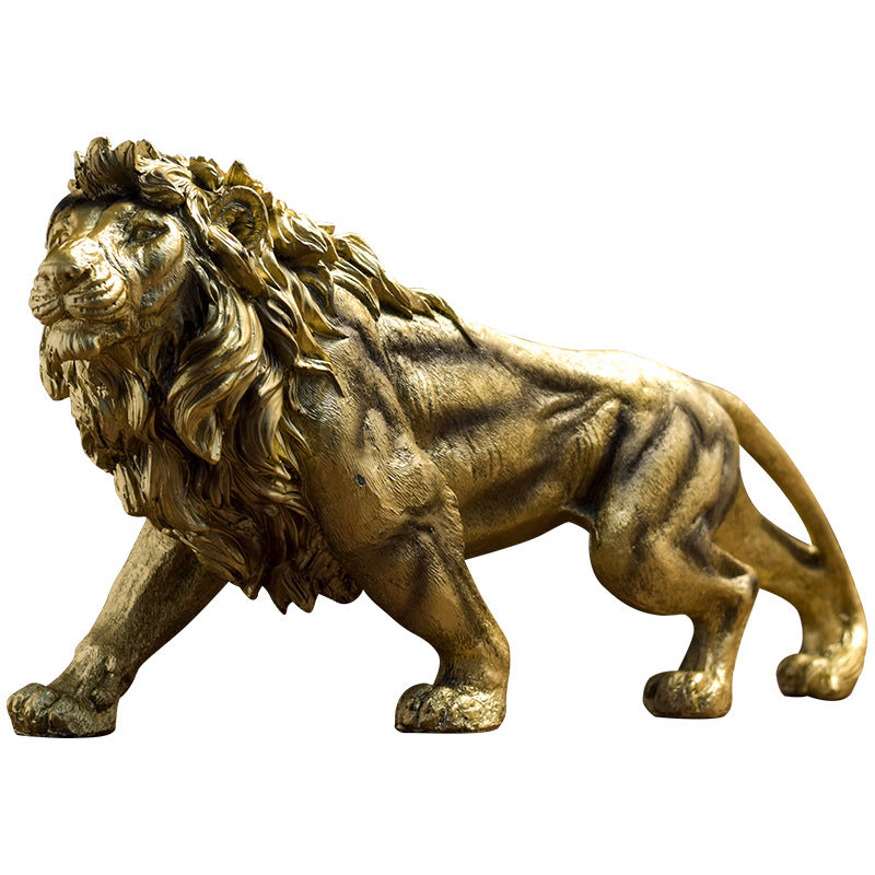 New Chinese Style Resin Lion Craft Decoration Piece