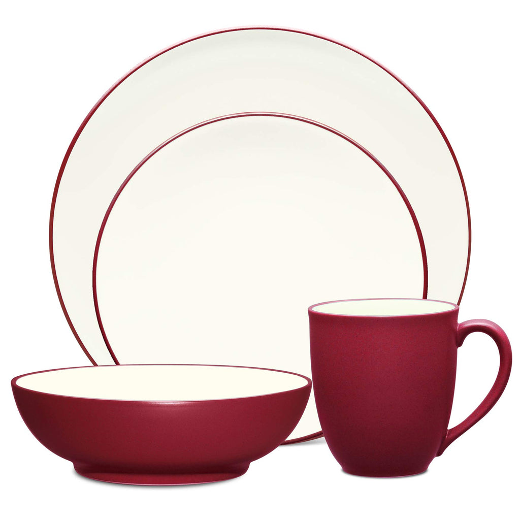 Noritake Colorwave Place Setting — 4 Piece, Raspberry