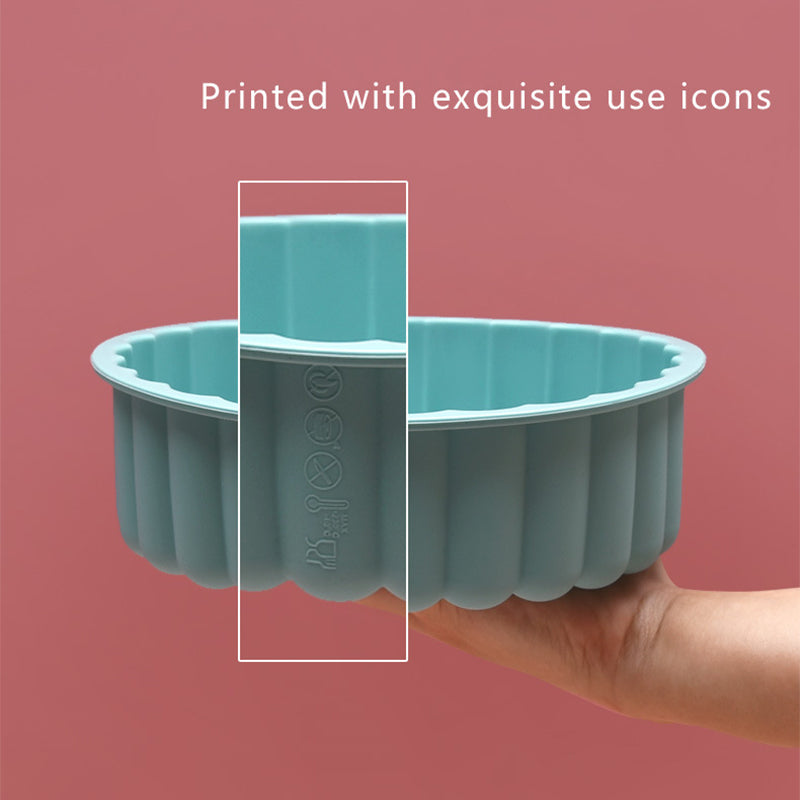 Pleated Round Silicone Cake Mold